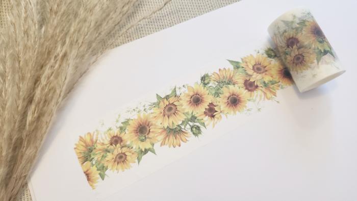 Design Washi Tape Sunflowers